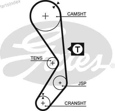 Ремень ГРМ - газораспределительного механизма Gates 5177XS Тбилиси