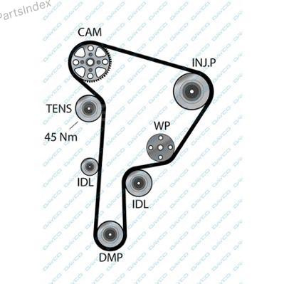 კბილანა ღვედი (ზუბჩატი რემენი) kbilana remeni Dayco 94941 თბილისი - photo 2