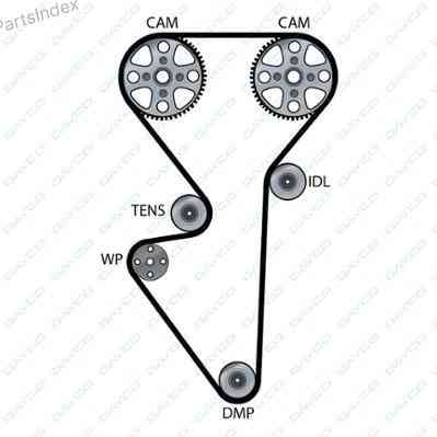Ремень ГРМ - газораспределительного механизма Dayco 94714 Тбилиси