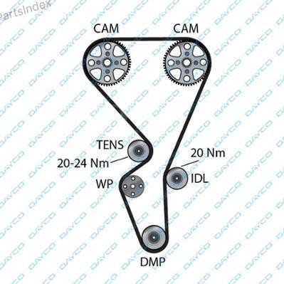 Ремень приводной Dayco 94957 Тбилиси - изображение 5