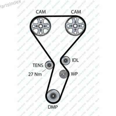 Ремень ГРМ - газораспределительного механизма Dayco 94997 Тбилиси