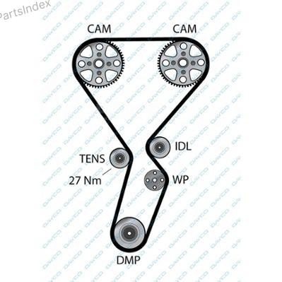Ремень ГРМ - газораспределительного механизма Dayco 94997 Тбилиси - изображение 6