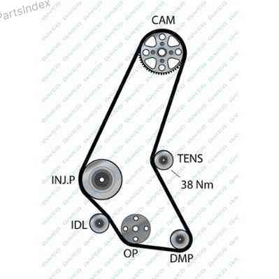 კბილანა ღვედი (ზუბჩატი რემენი) kbilana remeni Dayco 94969 თბილისი
