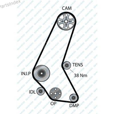 კბილანა ღვედი (ზუბჩატი რემენი) kbilana remeni Dayco 94969 თბილისი - photo 4
