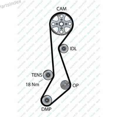 კბილანა ღვედი (ზუბჩატი რემენი) kbilana remeni Dayco 94352 თბილისი