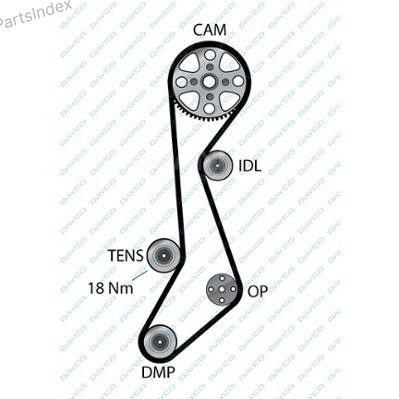 კბილანა ღვედი (ზუბჩატი რემენი) kbilana remeni Dayco 94352 თბილისი - photo 2