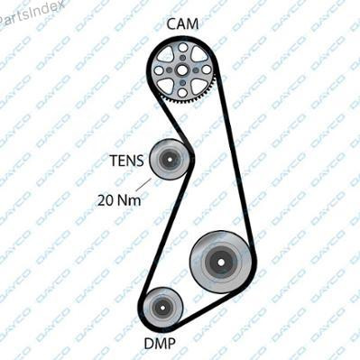 კბილანა ღვედი (ზუბჩატი რემენი) kbilana remeni Dayco 94723 თბილისი - photo 2