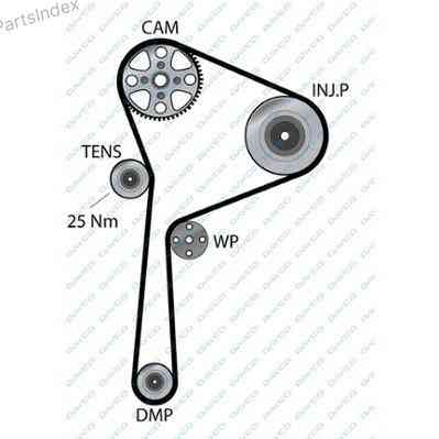 კბილანა ღვედი (ზუბჩატი რემენი) kbilana remeni Dayco 941006 თბილისი
