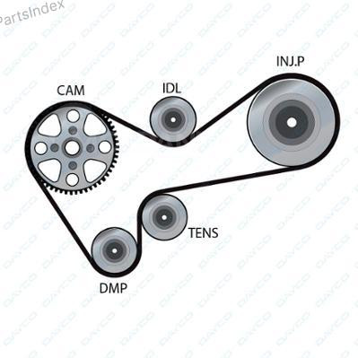 Ремень ГРМ - газораспределительного механизма Dayco 94332 Тбилиси - изображение 1