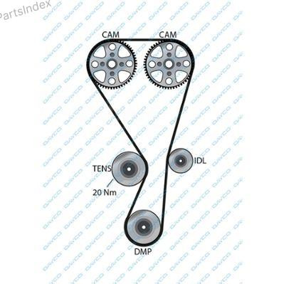კბილანა ღვედი (ზუბჩატი რემენი) kbilana remeni Dayco 941128 თბილისი - photo 4