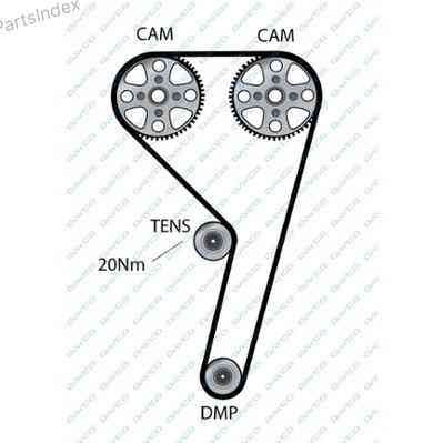 კბილანა ღვედი (ზუბჩატი რემენი) kbilana remeni Dayco 94671 თბილისი