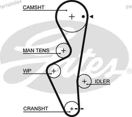 კბილანა ღვედი (ზუბჩატი რემენი) kbilana remeni Gates 5430XS თბილისი