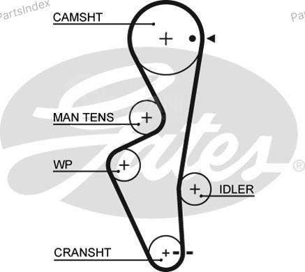 კბილანა ღვედი (ზუბჩატი რემენი) kbilana remeni Gates 5430XS თბილისი - photo 1