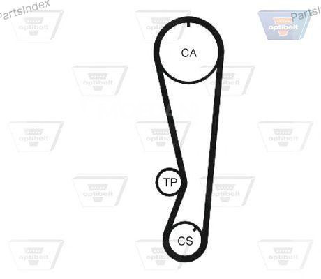 კბილანა ღვედი (ზუბჩატი რემენი) kbilana remeni Optibelt ZRK 1003 თბილისი - photo 1