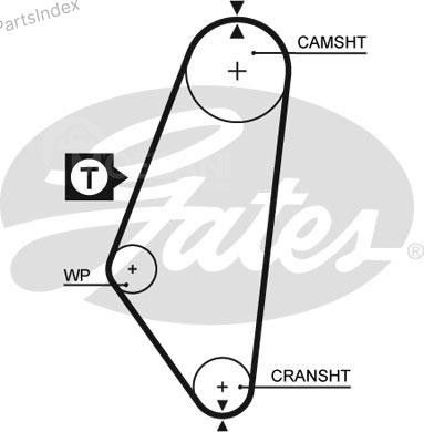 კბილანა ღვედი (ზუბჩატი რემენი) kbilana remeni Gates 5047 თბილისი - photo 1