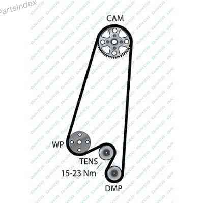 Ремень ГРМ - газораспределительного механизма Dayco 94809 Тбилиси