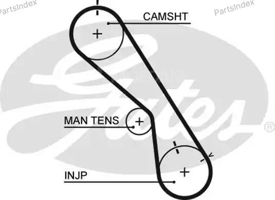 კბილანა ღვედი (ზუბჩატი რემენი) kbilana remeni Gates 5474XS თბილისი - photo 1