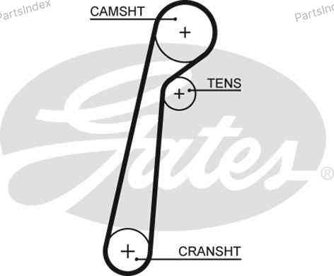 კბილანა ღვედი (ზუბჩატი რემენი) kbilana remeni Gates 5652XS თბილისი