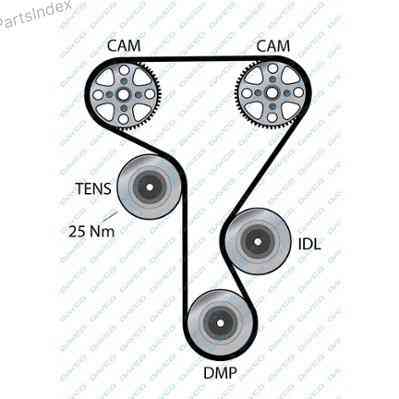 კბილანა ღვედი (ზუბჩატი რემენი) kbilana remeni Dayco 941019 თბილისი