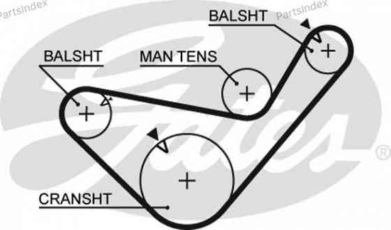 კბილანა ღვედი (ზუბჩატი რემენი) kbilana remeni Gates 5456XS თბილისი