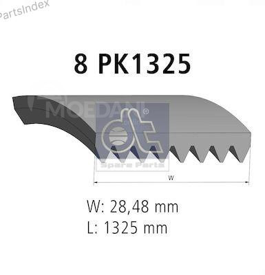 ძრავის გარე ღვედი  DIESEL TECHNIC 3.34308 თბილისი - photo 2