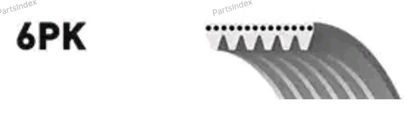 Ремень приводной Gates 6PK1938 Тбилиси - изображение 2