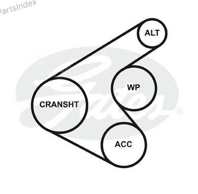 ძრავის გარე ღვედი  Gates 6PK1220 თბილისი - photo 1