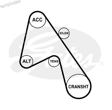 ძრავის გარე ღვედი  Gates 5PK1193 თბილისი - photo 4