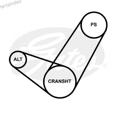 ძრავის გარე ღვედი  Gates 4PK788 თბილისი - photo 6