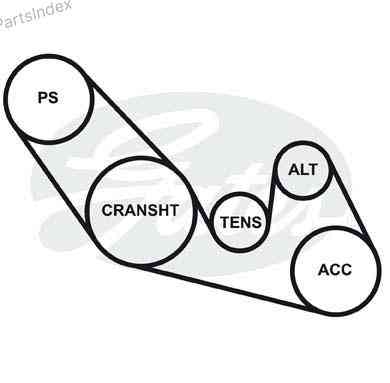 ძრავის გარე ღვედი  Gates 4PK773 თბილისი