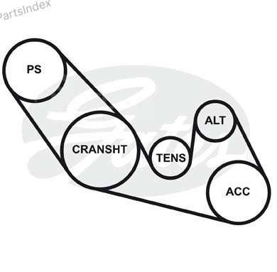 ძრავის გარე ღვედი  Gates 4PK773 თბილისი - photo 4