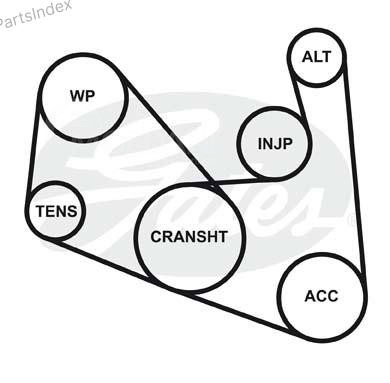 Ремень приводной Gates 3PK668 Тбилиси - изображение 5