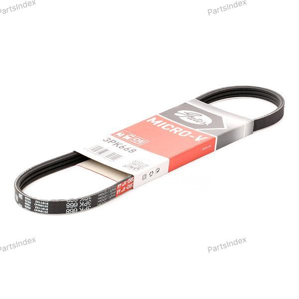 Ремень приводной Gates 3PK668 Тбилиси - изображение 1