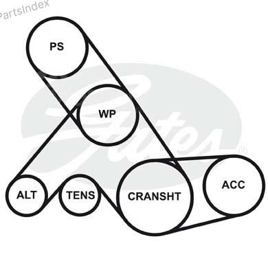 Ремень приводной Gates 3PK668 Тбилиси - изображение 6