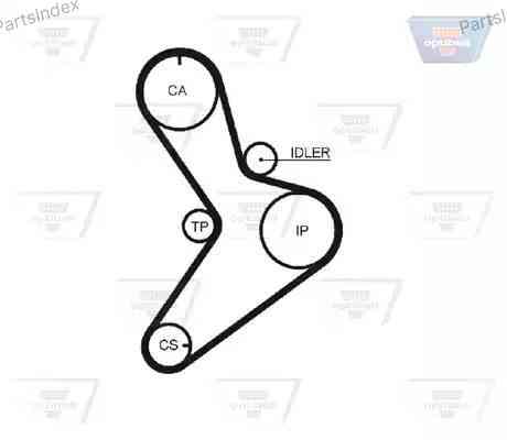 Ремень ГРМ - газораспределительного механизма Optibelt ZRK 1312 Тбилиси