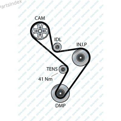 კბილანა ღვედი (ზუბჩატი რემენი) kbilana remeni Dayco 94783 თბილისი - photo 1