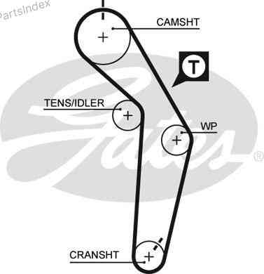 Ремень ГРМ - газораспределительного механизма Gates 5182XS Тбилиси