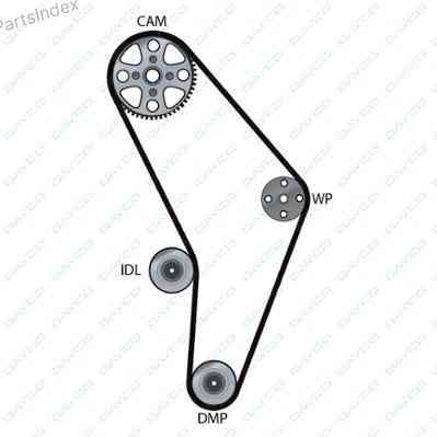 Ремень ГРМ - газораспределительного механизма Dayco 94689 Тбилиси