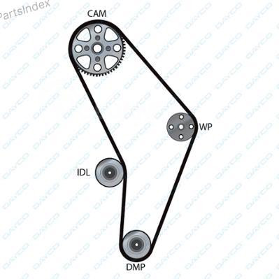 ENGINE Timing belt Dayco 94689 Tbilisi - photo 2