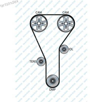 Ремень ГРМ - газораспределительного механизма Dayco 94854 Тбилиси - изображение 1