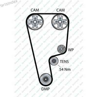 Ремень ГРМ - газораспределительного механизма Dayco 94534 Тбилиси