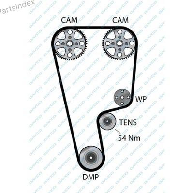 Ремень ГРМ - газораспределительного механизма Dayco 94534 Тбилиси - изображение 1