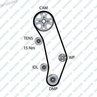Ремень ГРМ - газораспределительного механизма Dayco 94405 Тбилиси