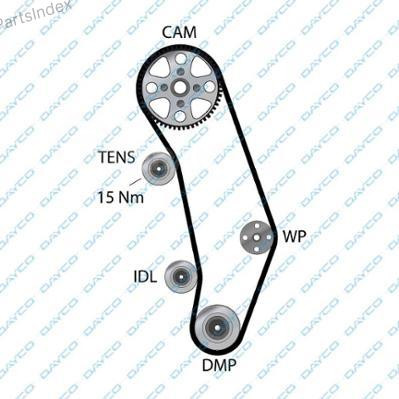 Ремень ГРМ - газораспределительного механизма Dayco 94405 Тбилиси - изображение 1