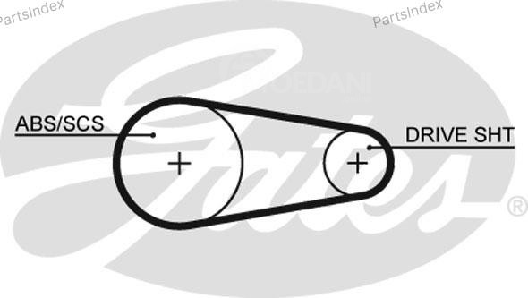Ремень ГРМ - газораспределительного механизма Gates 5203XS Тбилиси - изображение 1