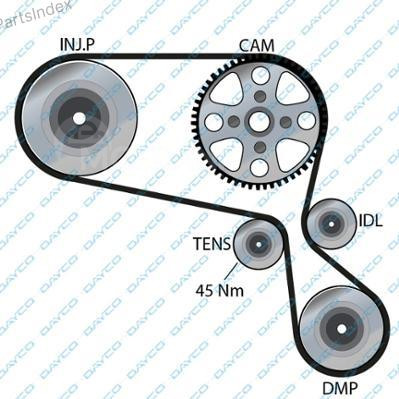 Ремень ГРМ - газораспределительного механизма Dayco 94566 Тбилиси - изображение 3