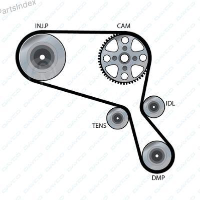 Ремень ГРМ - газораспределительного механизма Dayco 94566 Тбилиси - изображение 2