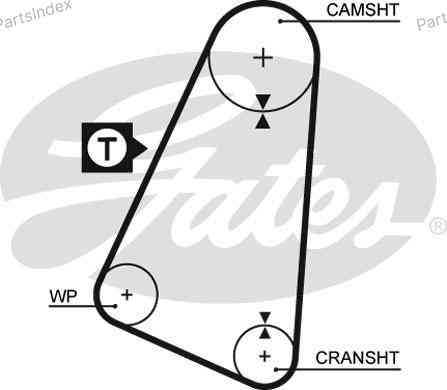 Ремень ГРМ - газораспределительного механизма Gates 5015 Тбилиси