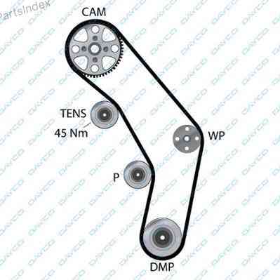 Ремень ГРМ - газораспределительного механизма Dayco 94404 Тбилиси