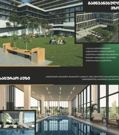 Apartments For Sale two-room 60м² 20/25 floor Tbilisi